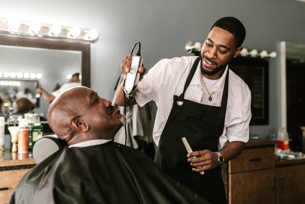 delantal de barberos barberias profesional corte de cabello afeitado herramientas para barberos materiales para barberias